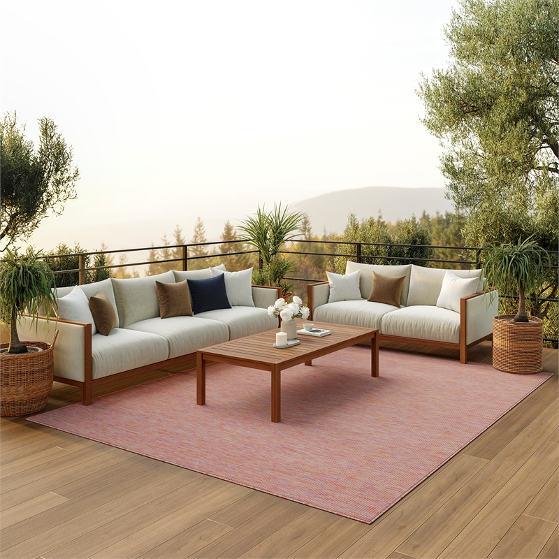 Nourison Positano 6' x 9' Rainbow Modern Indoor/Outdoor Rug