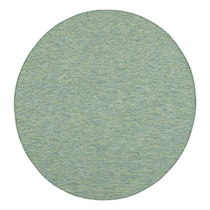 Nourison Positano 6' x Round Blue Green Fabric Modern Area Rug (6' Round)