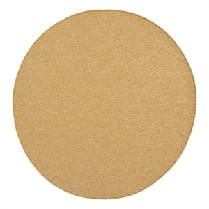 Nourison Positano 6' x Round Yellow Fabric Modern Area Rug (6' Round)