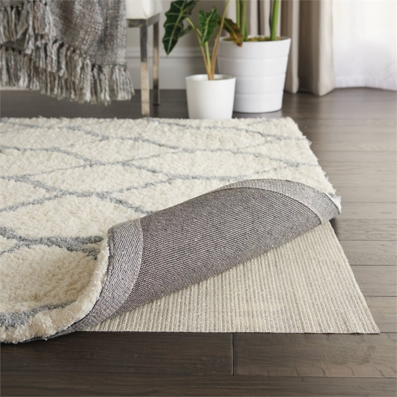 Nourison ShiftLoc 3' x 5' Ivory Fabric Bohemian Area Rug (3' x 5')