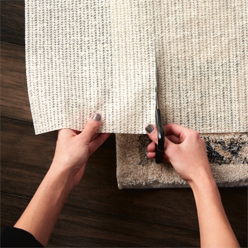 Nourison ShiftLoc 3' x 5' Ivory Fabric Bohemian Area Rug (3' x 5')