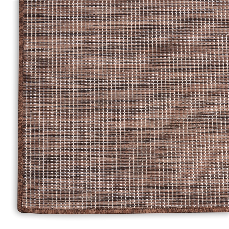 Nourison Positano 8' Runner Natural Fabric Modern Area Rug (8' Runner)