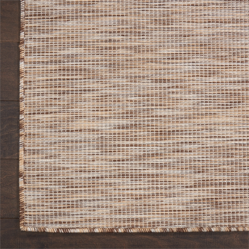 Nourison Positano 3' x 5' Beige Fabric Modern Area Rug (3' x 5')