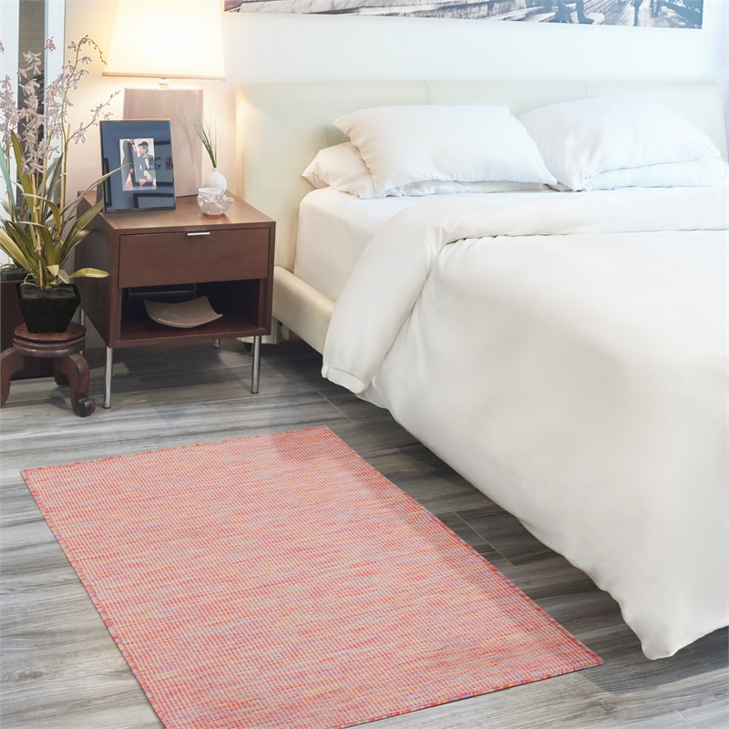 Nourison Positano 3' x 5' Rainbow Fabric Modern Area Rug (3' x 5')