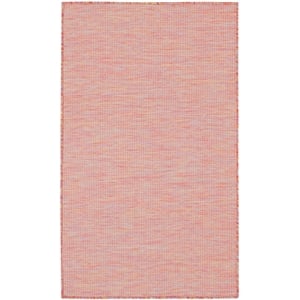 Nourison Positano 3' x 5' Rainbow Fabric Modern Area Rug (3' x 5')