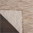 Nourison Positano 4' x 6' Beige Fabric Modern Area Rug (4' x 6')