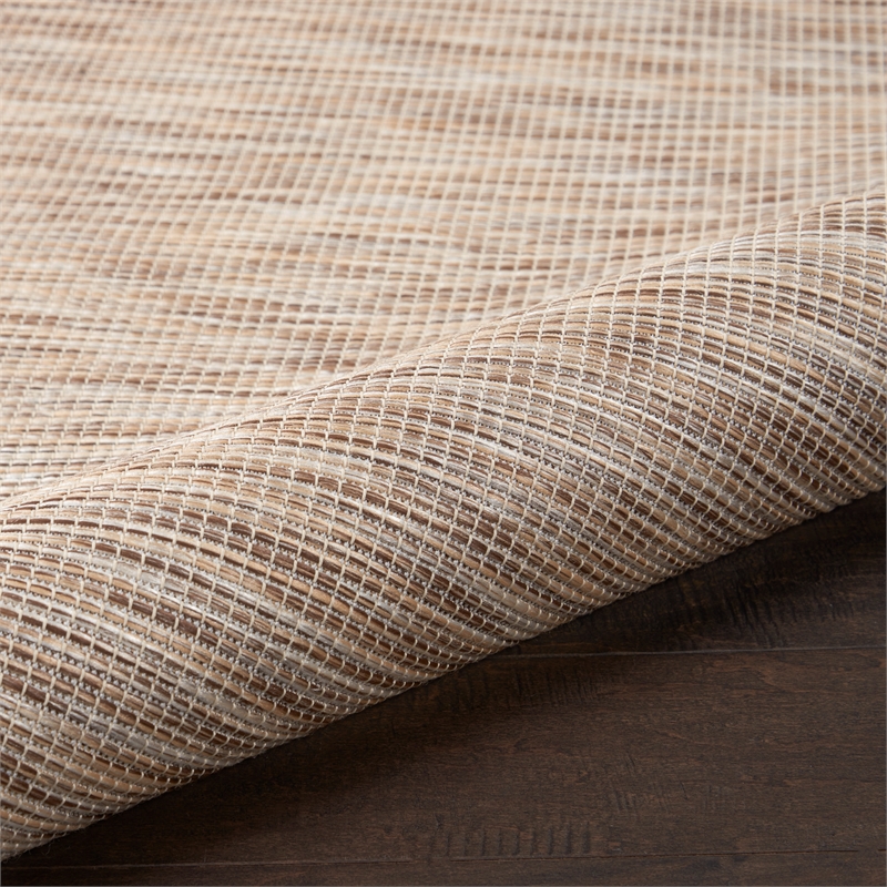 Nourison Positano 4' x 6' Beige Fabric Modern Area Rug (4' x 6')