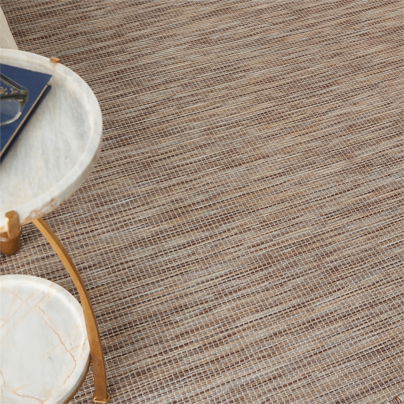 Nourison Positano 4' x 6' Beige Fabric Modern Area Rug (4' x 6')