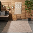 Nourison Positano 4' x 6' Beige Fabric Modern Area Rug (4' x 6')