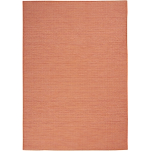 Nourison Positano 4' x 6' Terracotta Fabric Modern Area Rug (4' x 6')