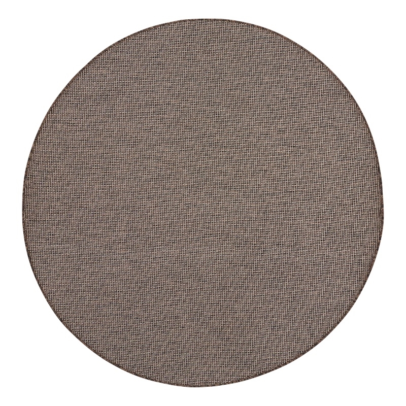 Nourison Positano 8' x Round Natural Fabric Modern Area Rug (8' Round)