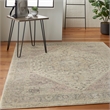 Nourison Tranquil 6' x 9' Ivory/Pink Farmhouse Indoor Rug