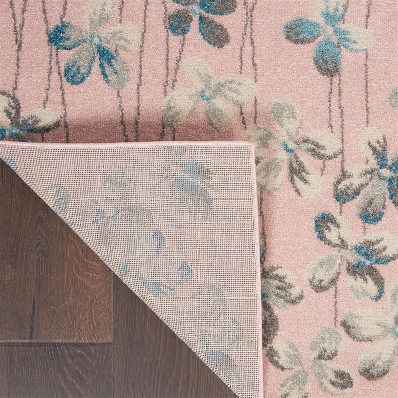 Nourison Tranquil 6' x 9' Pink Indoor Rug