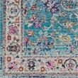 Nourison Vintage 2' x 4' Blue Vintage Indoor Rug Polypropylene
