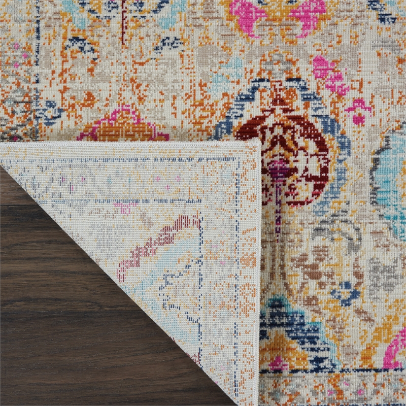 Nourison Vintage 2' x 4' Ivory-Multicolor Vintage Indoor Rug
