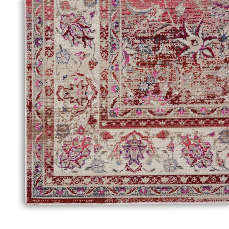 Nourison Vintage 2' x 4' Red Vintage Indoor Rug