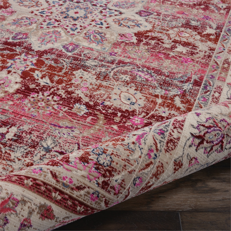 Nourison Vintage 2' x 4' Red Vintage Indoor Rug