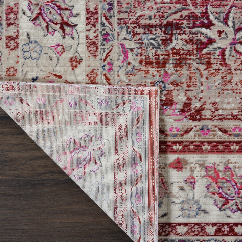 Nourison Vintage 2' x 4' Red Vintage Indoor Rug