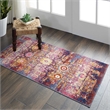Nourison Vintage 2' x 4' Red-Multicolor Vintage Indoor Rug