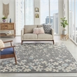 Nourison Tranquil 8' x 10' Grey-Beige Indoor Rug Polypropylene
