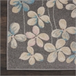 Nourison Tranquil 8' x 10' Grey-Beige Indoor Rug Polypropylene