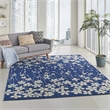 Nourison Tranquil 8' x 10' Navy Indoor Rug Polypropylene