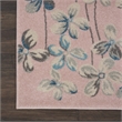 Nourison Tranquil 8' x 10' Pink Indoor Rug Polypropylene