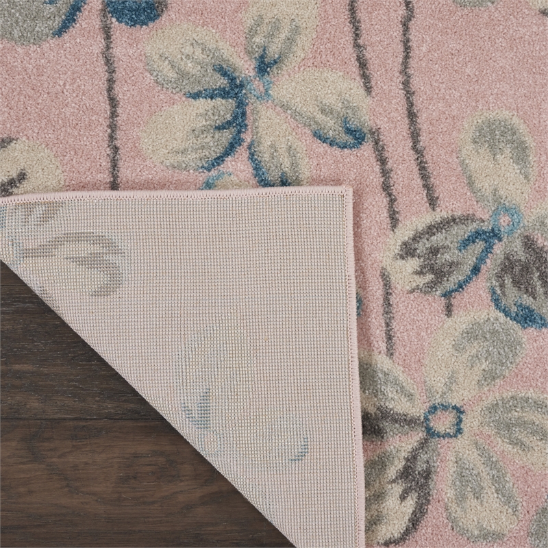 Nourison Tranquil 8' x 10' Pink Indoor Rug Polypropylene