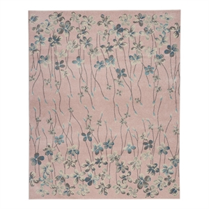 Nourison Tranquil 8' x 10' Pink Indoor Rug Polypropylene