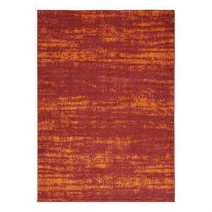 nourison essentials 4' x 6' red modern rug