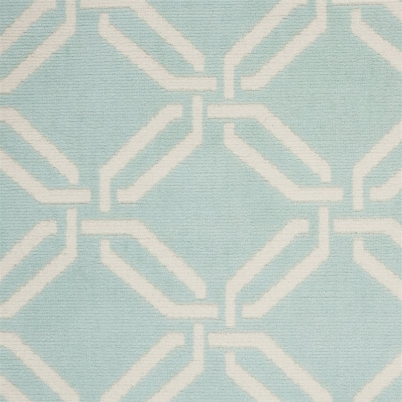 nourison jubilant 5'3&quot x 7'3&quot green coastal nautical & beach indoor rug