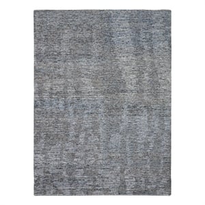 Nourison Ellora 5'6&quot x 7'5&quot Slate Modern Indoor Rug