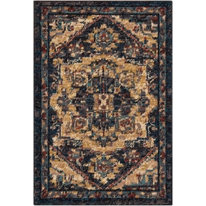 Nourison Nourison 2020 24&quot x 36&quot Fabric Indoor Rug in Midnight Black