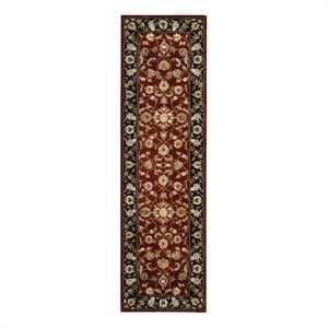 Nourison Nourison 2000 27&quot x 96&quot Wool Indoor Rug in Burgundy Red