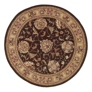 Nourison Nourison 2000 48&quot Round Wool Indoor Rug in Brown