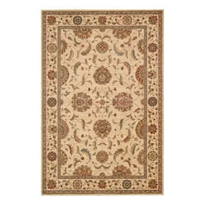 Nourison Living Treasures 66&quot x 99&quot Wool Indoor Rug in Ivory