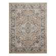 Nourison Concerto 7' x 10' Beige Gray Fabric Farmhouse Area Rug (7' x 10')