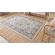 Nourison Concerto 7' x 10' Ivory Gray Fabric Farmhouse Area Rug (7' x 10')