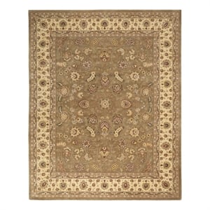 Nourison Nourison 2000 93&quot x 117&quot Wool Indoor Rug in Olive Green