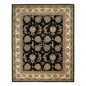 Nourison Nourison 2000 93&quot x 117&quot Wool Indoor Rug in Black