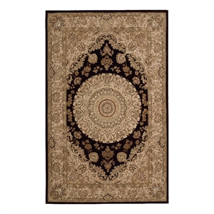 Nourison Nourison 2000 66&quot x 102&quot Wool Indoor Rug in Black Finish