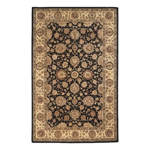 Nourison Nourison 2000 66&quot x 102&quot Wool Indoor Rug in Midnight Black