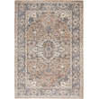Nourison Concerto 6' x 9' Beige Gray Fabric Farmhouse Area Rug (6' x 9')