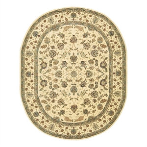 Nourison Nourison 2000 90&quot x 114&quot Oval Wool Indoor Rug in Ivory