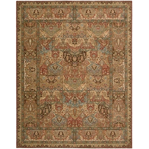 Nourison Living Treasures 99&quot x 135&quot Wool Indoor Rug in Multi-Color
