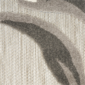 Nourison Aloha 9' x 12' Beige Fabric Contemporary Area Rug (9' x 12')