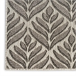 Nourison Aloha 6' x 9' Charcoal Fabric Tropical Area Rug (6' x 9')