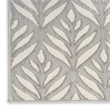 Nourison Aloha 6' x 9' Gray Fabric Tropical Area Rug (6' x 9')