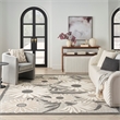 Nourison Aloha 7' x 10' Beige Fabric Contemporary Area Rug (7' x 10')