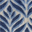 Nourison Aloha 7' x 10' Blue Fabric Tropical Area Rug (7' x 10')